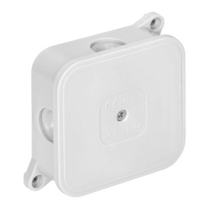 Puszka natynkowa ECO IP44 400V 4 dławnice gumowe 85x85mm