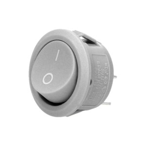 Łącznik kołyskowy okrągły szary 23mm 10A