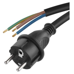 Elastyczny przewód gumowy neoprenowy 3×1,5mm2 5m czarny
