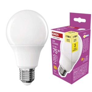 Żarówka LED E27  9,5W (75W) 1055 lm ciepła biel 2700K