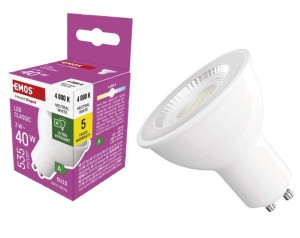 Żarówka LED GU10 3W (40W) 535 lm neutralna biel 4000k KLASA A