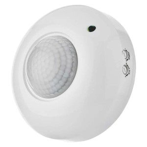 Czujnik ruchu PIR IP20 1200W biały 360° 6m