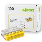 Szybkozłączka WAGO 2273-205 DRUT 5x2,5mm 100 sztuk