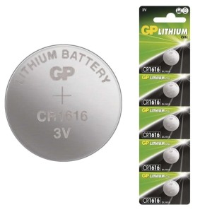 Baterie  GP CR1616 blister 5 sztuk