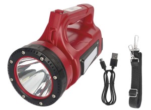 Latarka LED zasięg 500m 1000 lm 15000 mAh z powerbankiem 8 trybów