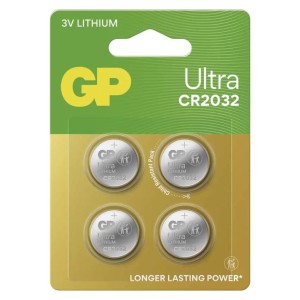 Bateria litowa guzikowa GP Ultra  CR2032 4 sztuki