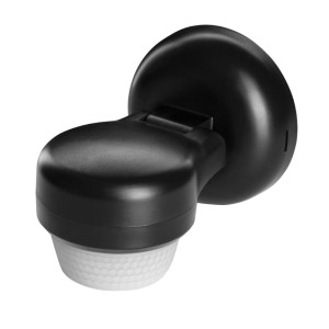 Czujnik ruchu 360st IP65 1200W zasięg max. 24m czarny