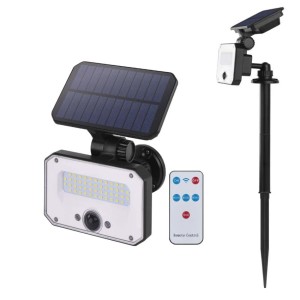 Naświetlacz solarny LED SPILO wbijany z PIR 1500lm ciepła biel