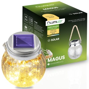 Lampa Solarna Ogrodowa LED MAGUS 3000K Latarenka Lampion