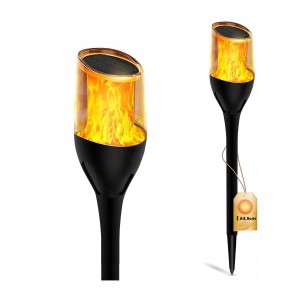 Lampa ogrodowa solarna pochodnia płomień IGNIS 65 cm 