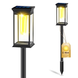 Lampka solarna ogrodowa wbijana LED 3000K IP65 DOREA czarna