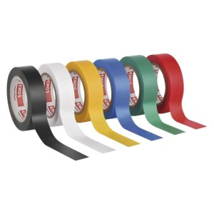 Taśma izolacyjna PVC 15mm / 8m mix 6 sztuk