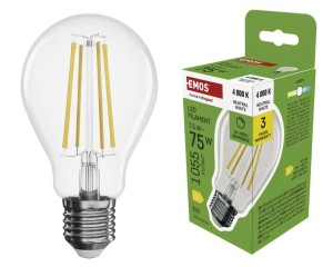 Żarówka LED E27 7,5W (75W) 1055 lm neutralna biel ściemnialna