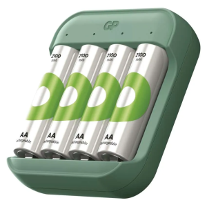 Ładowarka akumulatorków GP ReCyko 4× AA 2100 mAh