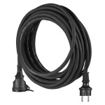 Przedłużacz 1 gniazdo 10m 3× 1,5mm gumowy IP44 P01710